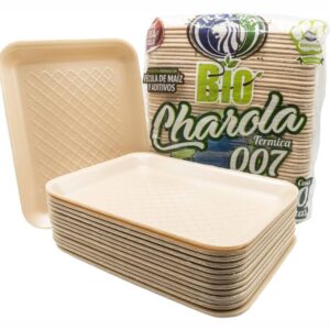 Charola termica biodegradable