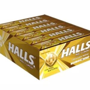 Halls miel 12 paquetes